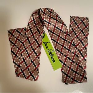 🆕 SAM EDELMAN logo silk skinny scarf